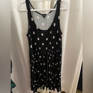 Cat with glasses Torrid dress